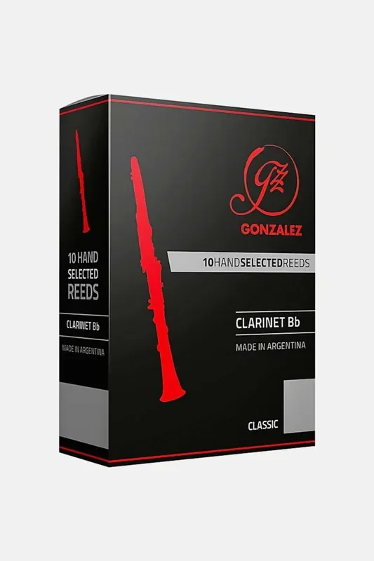 Caja de 10 Cañas Gonzalez Classic 1½ para Clarinete - Lengüetas de Alta Calidad