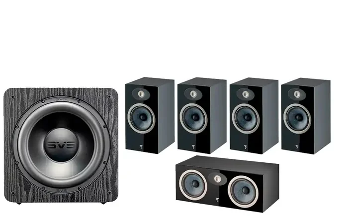 Focal Theva N°1 5.0 + Subwoofer SB-2000 Pro Sistema Home Cinema